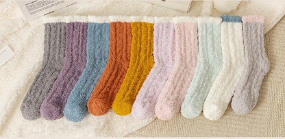 Chaussettes Fluffy ultra-douces : chaleur, confort et style - Moonight Homewear2