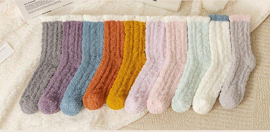 Chaussettes Fluffy ultra-douces : chaleur, confort et style - Moonight Homewear2
