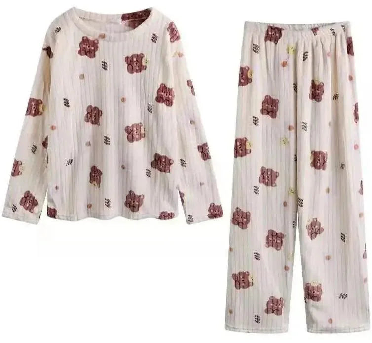 Ensemble Teddy Lou Moonight – homewear cocooning ultra-doux pour femme