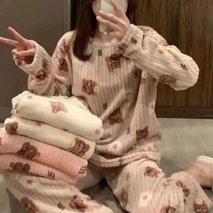 Ensemble Teddy Lou Moonight – homewear cocooning ultra-doux pour femme