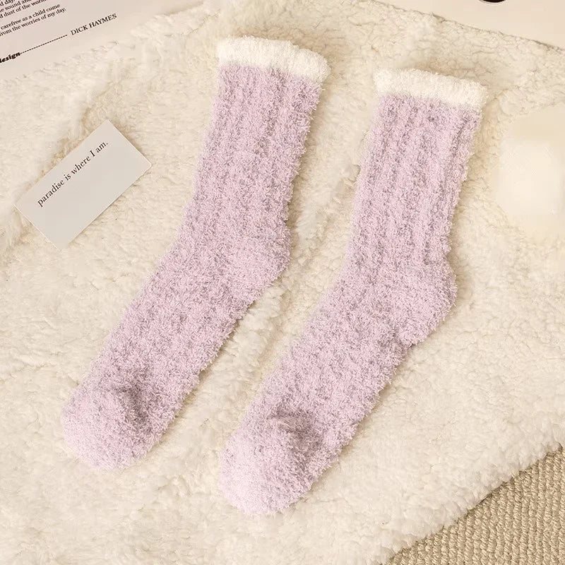 Chaussettes Fluffy ultra-douces : chaleur, confort et style - Moonight Homewear7