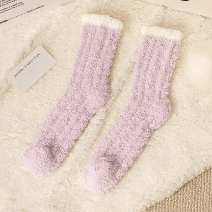 Chaussettes Fluffy ultra-douces : chaleur, confort et style - Moonight Homewear7