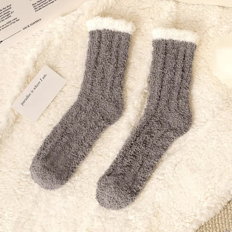 Chaussettes Fluffy ultra-douces : chaleur, confort et style - Moonight Homewear10