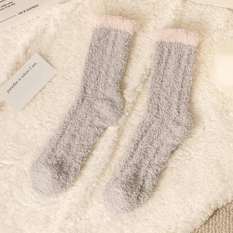 Chaussettes Fluffy ultra-douces : chaleur, confort et style - Moonight Homewear9