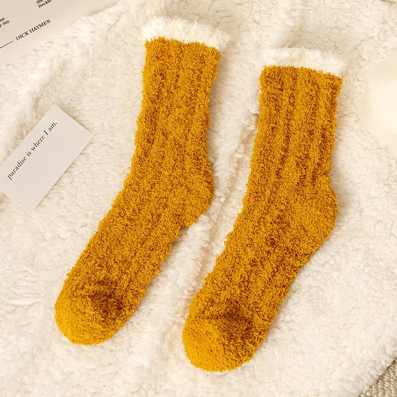 Chaussettes Fluffy ultra-douces : chaleur, confort et style - Moonight Homewear17