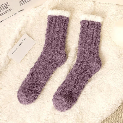Chaussettes Fluffy ultra-douces : chaleur, confort et style - Moonight Homewear13