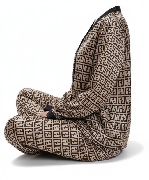 Ensemble satin luxe: L'élégance à l'état pur pour une allure sublime